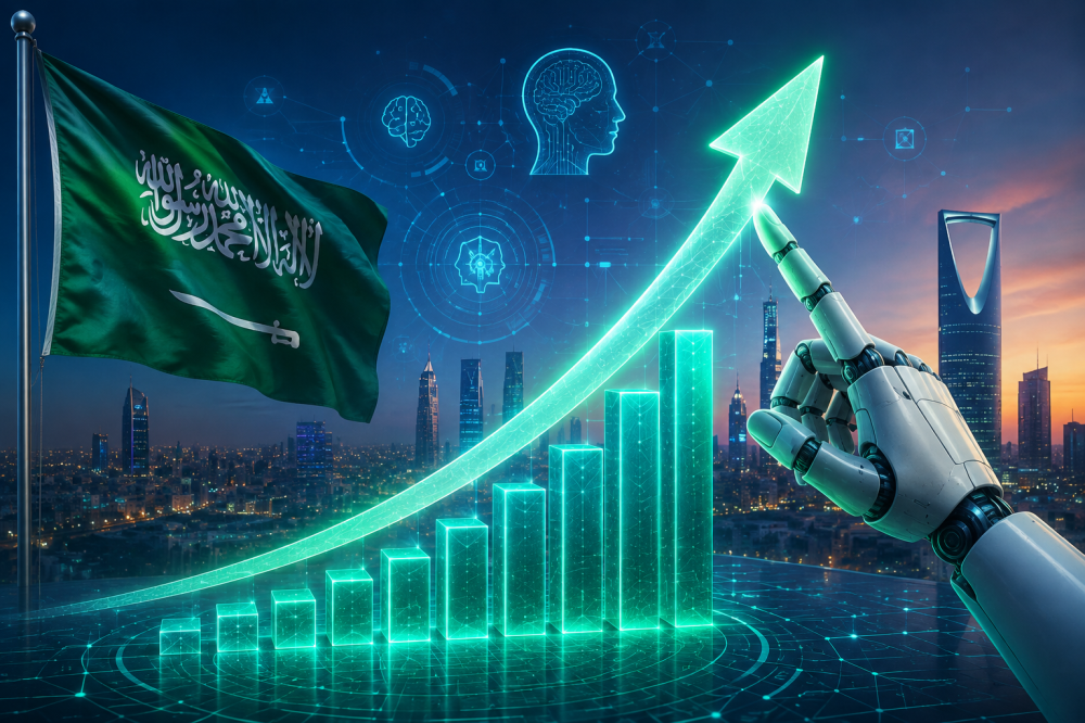 45.2% .. قفزة كبيرة في نسبة استخدام أدوات الذكاء الاصطناعي بالمملكة