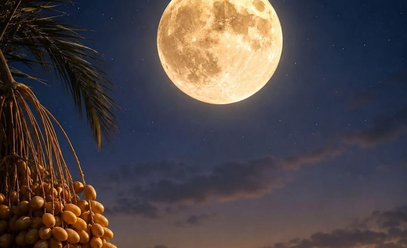“قمر الرطب” يضيء سماء الخليج