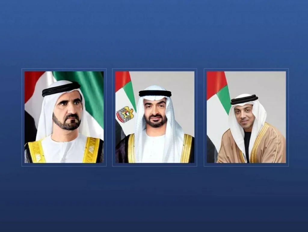 رئيس الدولة ونائباه يهنئون خادم الحرمين الشريفين وولي عهده بذكرى اليوم الوطني الـ«96» للمملكة