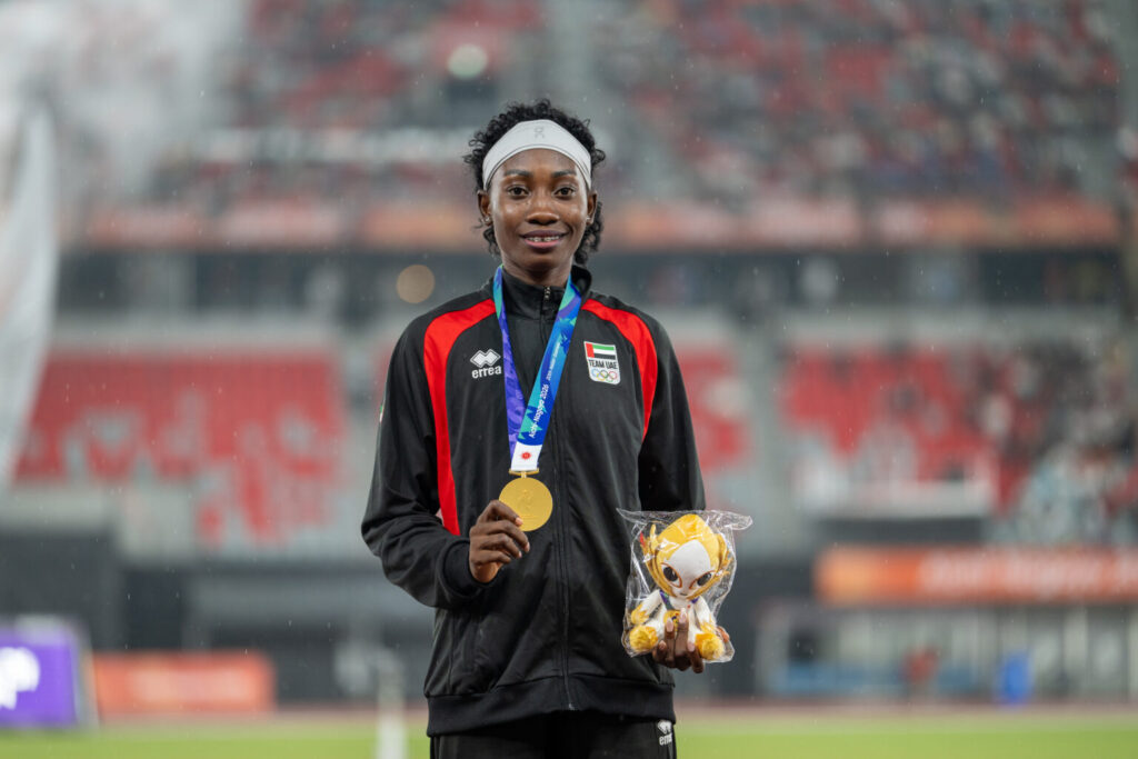 مريم كريم تهدي الإمارات أول ذهبية في “آيتشي–ناغويا 2026” برقم قياسي جديد للألعاب